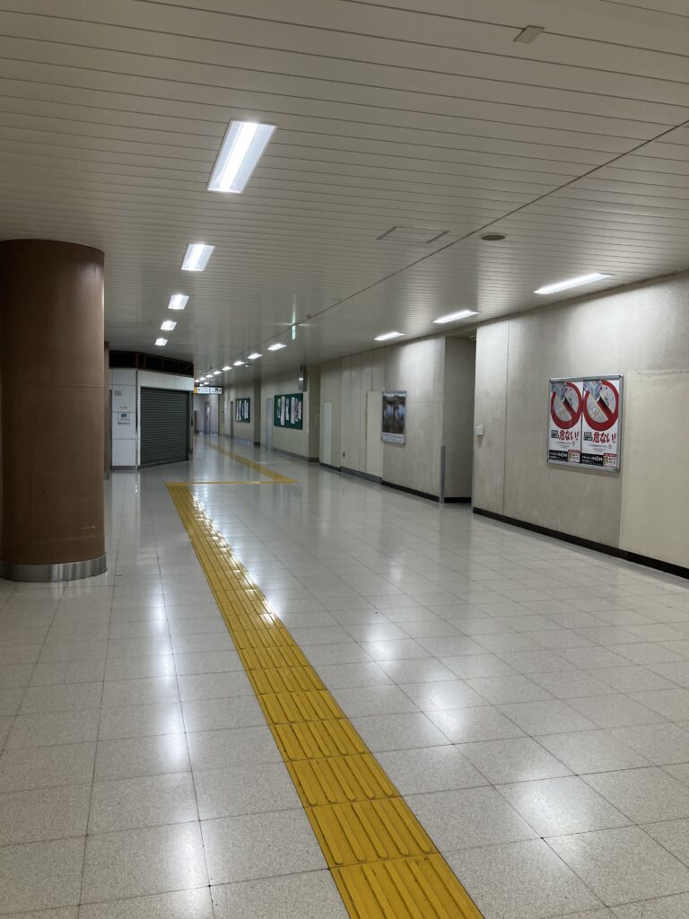 通路を撮影