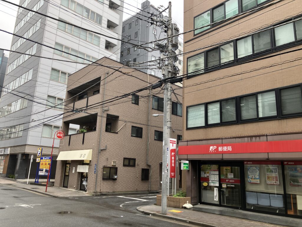 台東３丁目と２丁目の境