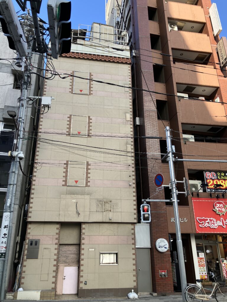 桃山さんのビルの跡地