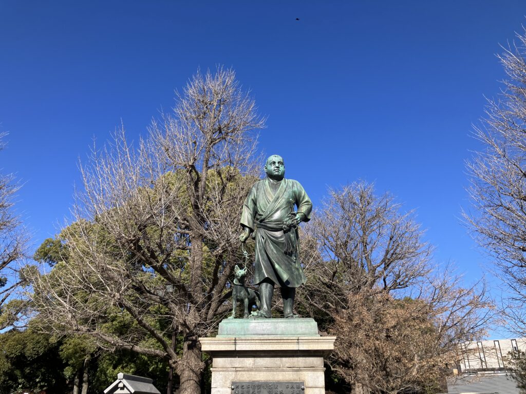 西郷さんの様子を確認。