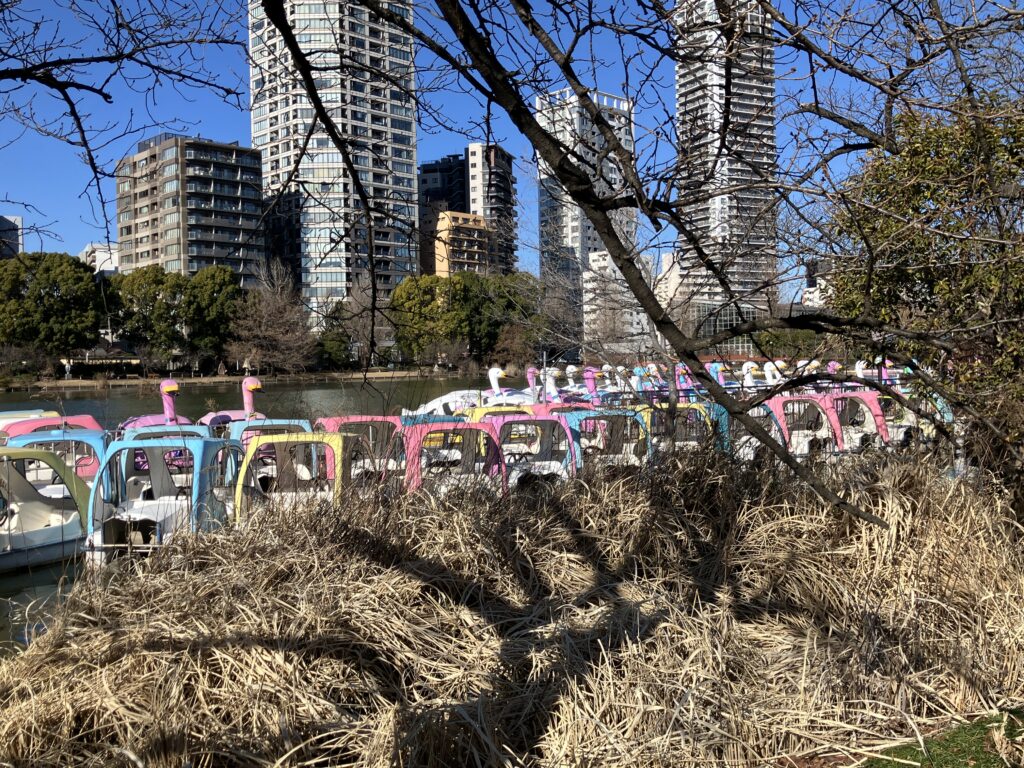 ボートはスタンバイ中