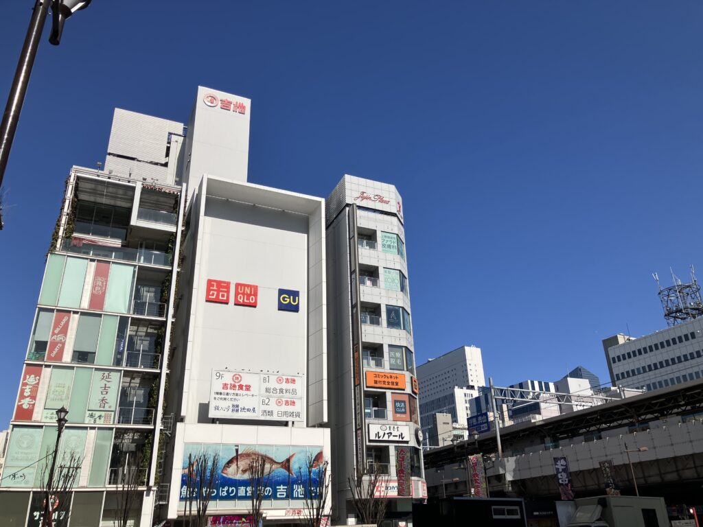 御徒町駅までやってきました