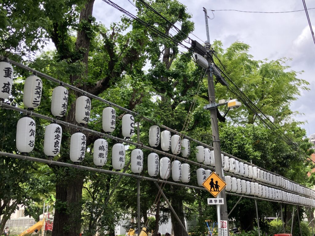 たくさんの提灯