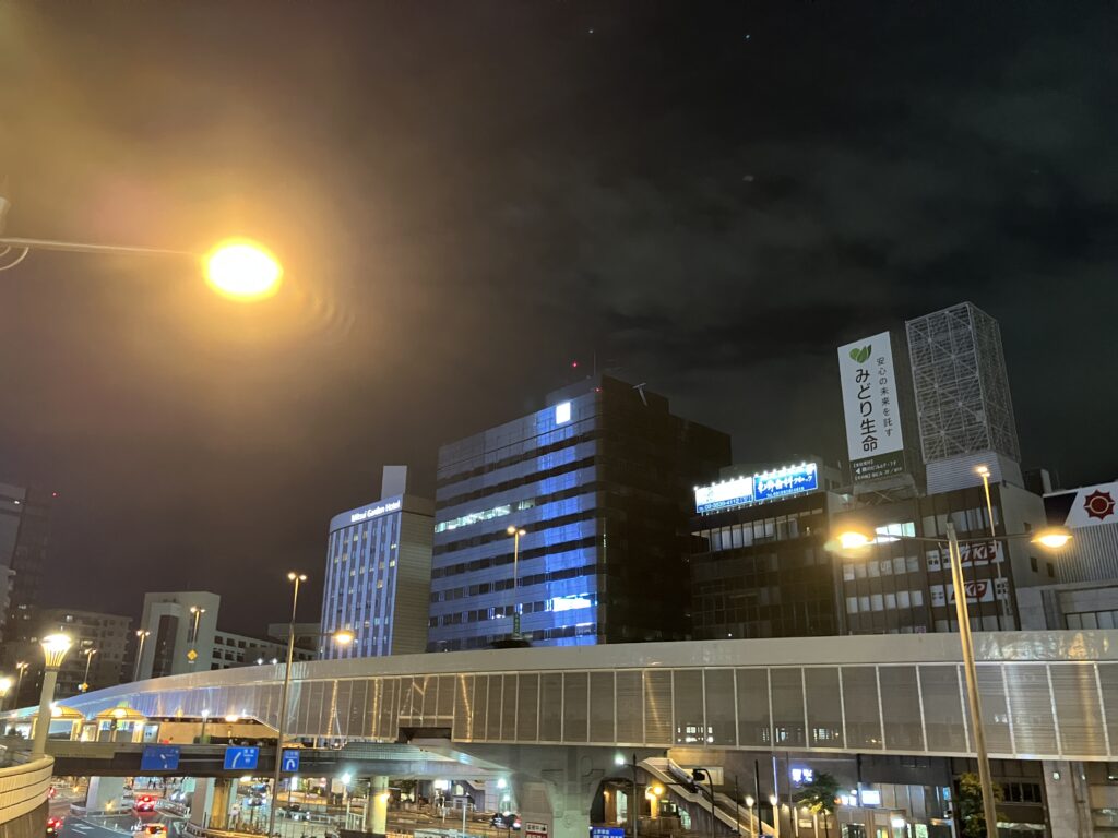 別方向の夜景