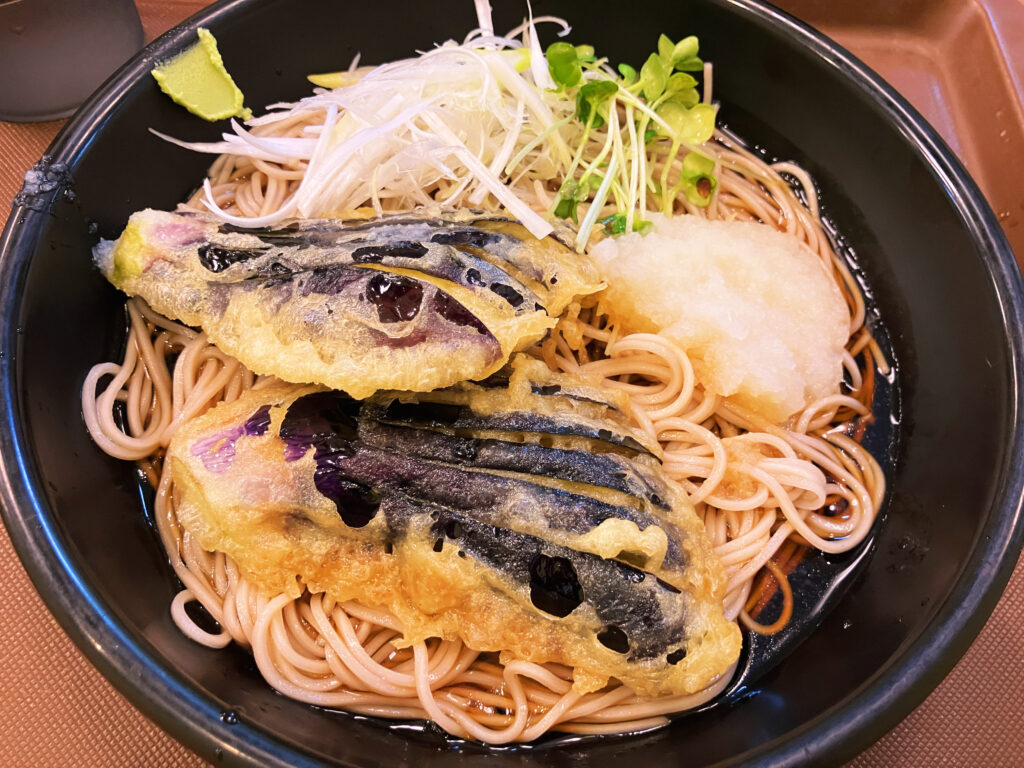 なす天おろしそば