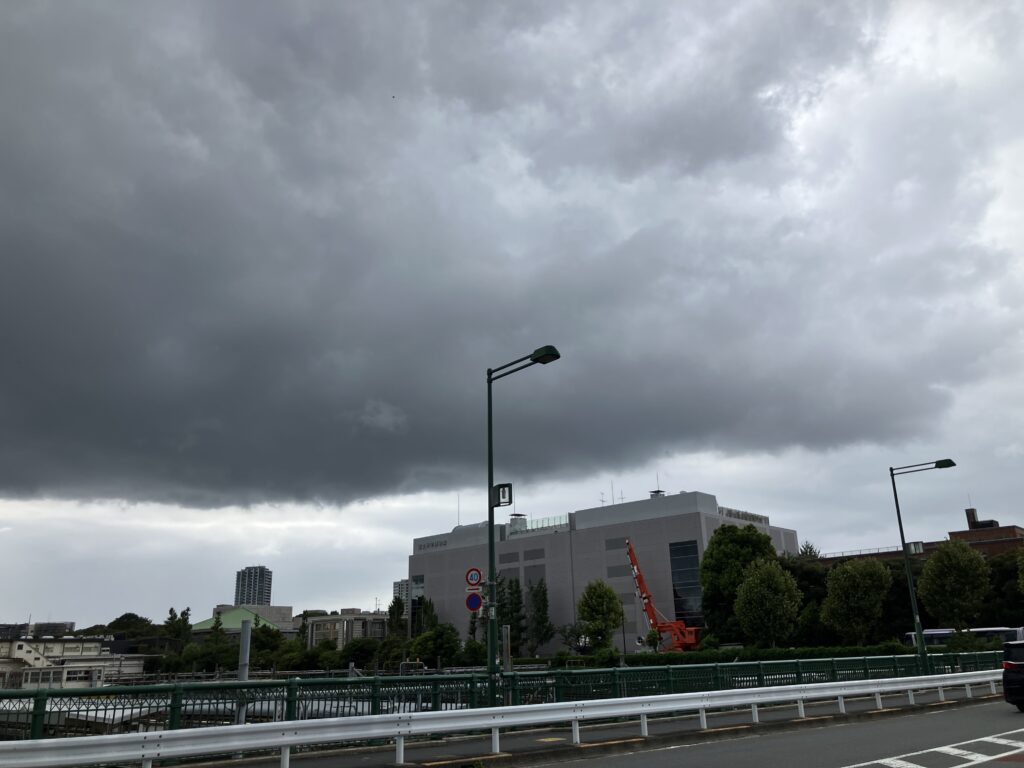 ものすごい雲