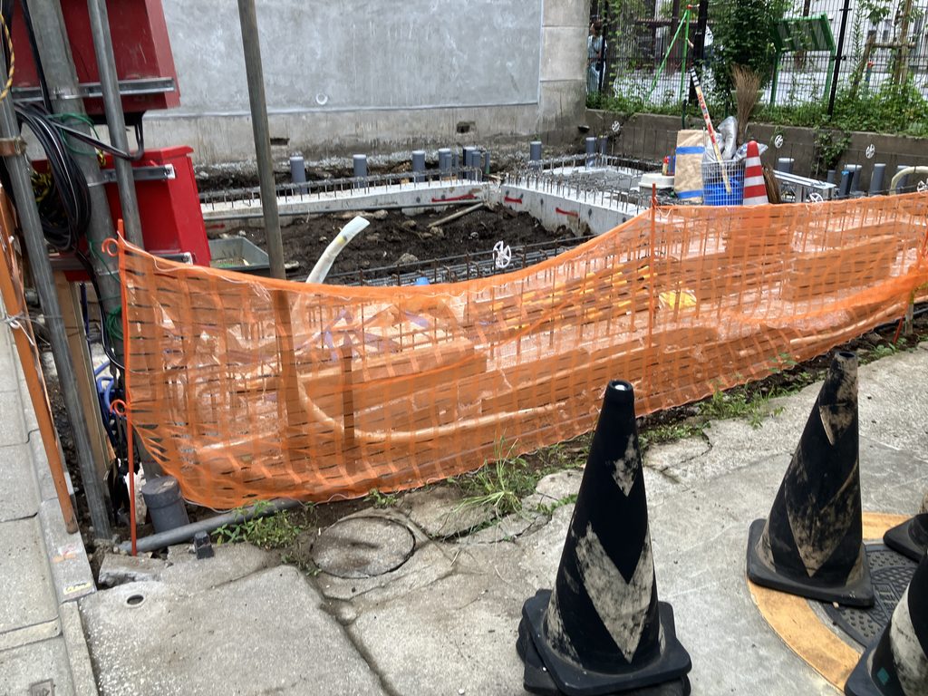事務所の工事